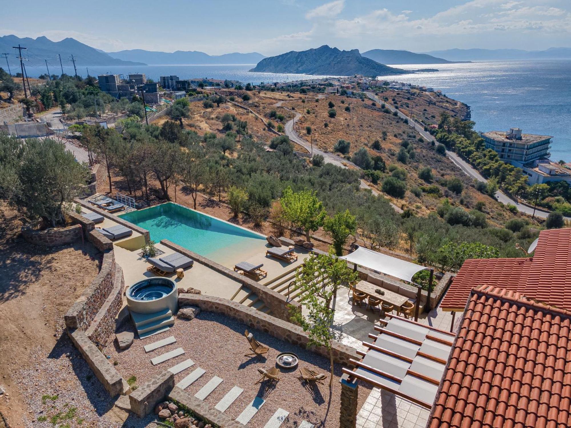 Aelia & Melitta Villas Perdika  Chambre photo